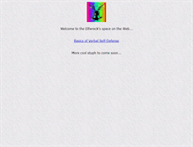 Tablet Screenshot of elfwreck.homecircle.org